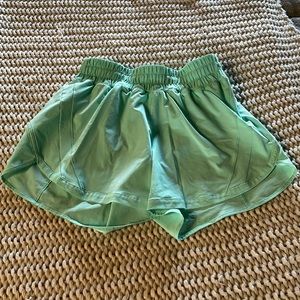 Track That High-Rise 3” Shorts in Aqua